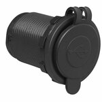 Boîtier d'encastrement USB double type A 2x2100mA 12V/24V