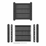 Filet de rangement elastique S 20 x 26,5 cm avec attache en plastique