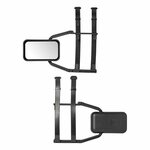 Retroviseur de caravane Compact verre plat 330 x 90 x 150 mm