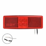 Feu de gabarit 12/24V rouge 110x40mm LED sous blister
