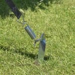 Ensemble de sangles anti-tempete 2x 3 m avec attache rapide 2x 50 cm