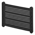 Filet de rangement elastique M 26 x 26,5 cm avec attache en plastique