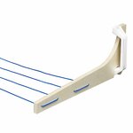Support de corde a linge pour poignees de manuvre verticales 3 pieces