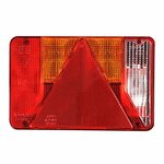 Feu arriere 6 fonctions 218x140mm droit sous blister