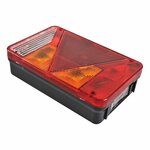 Feu arriere 6 fonctions 218x140mm droit sous blister