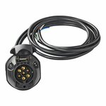 Kit de cables d'attelage 7+1 broches PVC + cable 1,50 m 8 conducteurs sous blister