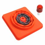 Pylone de securite pliable avec eclairage LED