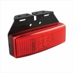 Feu de gabarit 12/24V rouge 110x40mm LED avec support sous blister