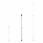 Mat de tente telescopique 3 pieces 106 - 280 cm