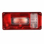 Feu arriere 6 fonctions 215x100mm droit sous blister