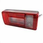Feu arriere 6 fonctions 215x100mm droit sous blister