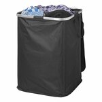 Panier a linge XL pliable noir