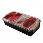 Feu arriere 6 fonctions 222x100mm gauche sous blister
