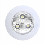 Plafonnier apparent 3 LED 12 V 290 lm  dia 95 x 25 mm