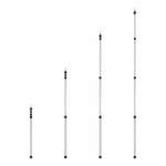 Mat de tente telescopique 4 pieces 83 - 230 cm