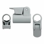 Collier de serrage pour mat de tente a attache rapide 22-25 mm - lot de 4 pieces