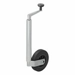 Roue avant jante plastique 35 mm avec pneu caoutchouc 160x40 mm