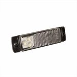 Feu de gabarit 12/24V blanc 126x30mm LED sous blister