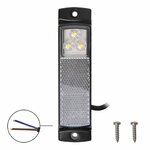 Feu de gabarit 12/24V blanc 126x30mm LED sous blister