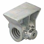 Bloc de broche de support d'angle  M20 x  dia 15 mm adapte aux ecrous en plastique