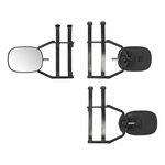 Retroviseur de caravane en verre plat 410 x 140 x 190 mm extensible
