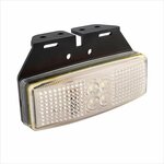 Feu de gabarit 12/24V blanc 110x40mm LED avec support sous blister