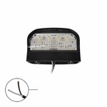eclairage de plaque d'immatriculation 12/24V 70x42mm LED