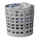 Panier a linge pliable, diametre 35 cm