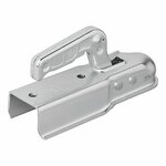 Attelage a boule acier vertical 2 trous carre 60mm 1300kg freine