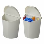 Poubelle avec couvercle 6L pour caravane/camping-car