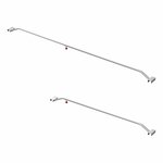 Support de bache en aluminium, extensible, 132-204 cm, pour bache de remorque