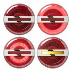 Feu arriere 3 fonctions LED 140 mm avec clignotant dynamique