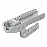 Attelage a boule acier vertical 2 trous rond 50mm 1300kg freine