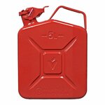 Bidon 5L metal rouge homologue UN-TuV/GS