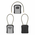 Coffre-fort a cles avec serrure a combinaison et fil d'acier
