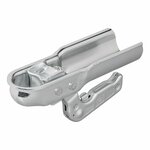 Attelage a boule acier vertical 2 trous rond 60mm 1300kg freine