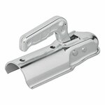Attelage a boule acier vertical 2 trous rond 70mm 1300kg freine