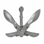 Ancre parapluie 3,2 kg, galvanisee, tete ovoïde