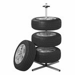 Support de jante en aluminium XL pour 4 pneus