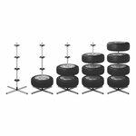 Support de jante en aluminium XL pour 4 pneus