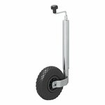 Roue avant jante plastique 48 mm avec pneu pneumatique 260x85 mm