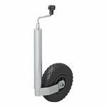 Roue avant jante plastique 48 mm avec pneu pneumatique 260x85 mm