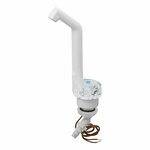 Robinet d'eau froide De Luxe 12V dia 20 mm blanc gros bouton