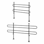 Porte-bagages pour chien 2x2 tubes metalliques