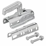 Attelage a boule en acier rond 35-50 mm 1700 kg freine