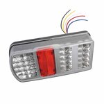 Feu arriere 5 fonctions 225x105mm 43LED gauche