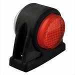 Feu de largeur 12/24V rouge/blanc 101x82mm LED sous blister
