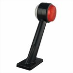Feu de largeur 12/24V rouge/blanc 166x193mm LED gauche sous blister