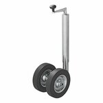 Roue avant double 48 mm avec pneus en caoutchouc plein 200 x 50 mm