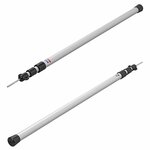 Mat de tente telescopique 3 pieces 93-230 cm - lot de 2 pieces